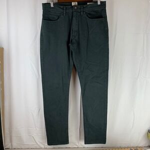 Flint and Tinder 365 Pants Mens 32x32 Forest Green Slim Fit Cotton Spandex
